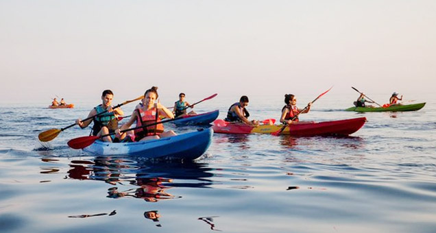 kayaking